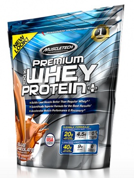 Muscletech 100 % Premium Whey Protein Plus sáček 2270 g - čokoláda VÝPRODEJ (POŠK.OBAL)