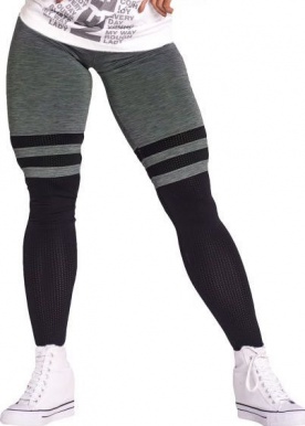 Nebbia Legíny Over the knee 286 khaki - M