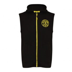 Gold's Gym pánská mikina bez rukávů GGSWT012 černá - XL