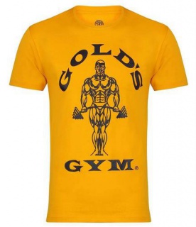Gold's Gym pánské tričko GGTS002 žluté