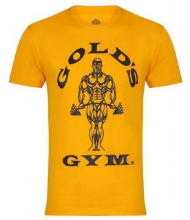 Gold's Gym pánské tričko GGTS002 žluté - S