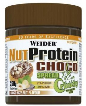 Weider Nut Protein Choco Spread 250 g - crunch VÝPRODEJ