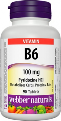 Webber Vitamin B6 100mg 90 tablet