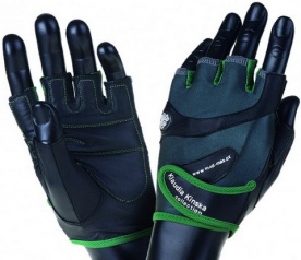 Mad Max rukavice Klaudia No.93 šedo/zelené