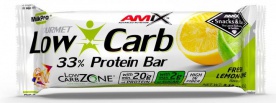 Amix Low Carb 33% Protein bar 60g - jahoda/banán