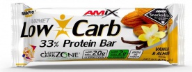 Amix Low Carb 33% Protein bar 60g - karamel s nugátem