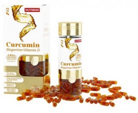Nutrend Curcumin (kurkuma) + Bioperine + Vitamin D 60 kapslí