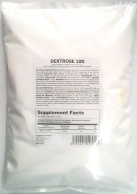 Extrifit Dextrose 100 - hroznový cukr 1500 g VÝPRODEJ (POŠK.OBAL)