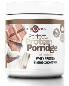 Czech Virus Perfect protein porridge 500g - jahoda