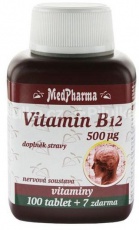 MedPharma Vitamín B12 500 µg 107 tablet