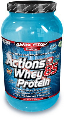 Aminostar Actions Whey Protein 85 2000g - vanilka PROŠLÉ DMT