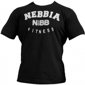 Nebbia Fitness Top krátký 783 černý DOPRODEJ