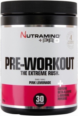 Nutramino +PRO Pre-Workout 330 g - pink lemonade PROŠLÉ DMT