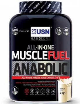 USN Muscle Fuel anabolic 2000g - vanilka PROŠLÉ DMT
