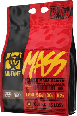 Mutant Mass NEW 6800 g - triple chocolate VÝPRODEJ (POŠK.OBAL)