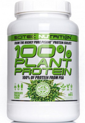 Scitec 100% Plant Protein 900 g - banán/vanilka