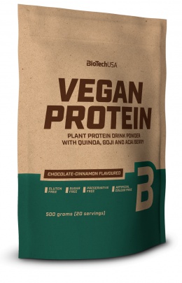 BiotechUSA Vegan Protein 500g - vanilkové cookie
