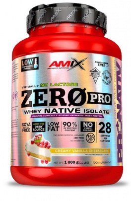 Amix ZeroPro protein 1000 g - Double White Chocolate