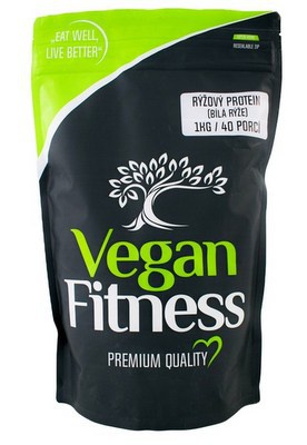 Vegan Fitness Rýžový protein (bílá rýže) 1000 g PROŠLÉ DMT