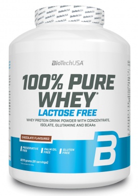 BioTechUSA 100% Pure Whey Lactose Free 2270 g