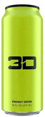 3D Energy drinks 473ml - GOLD