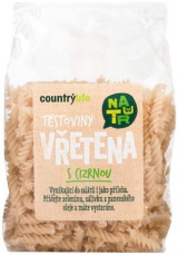Country life Těstoviny vřetena s cizrnou 300g
