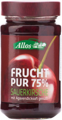 Allos 75% džem 250 g - borůvka