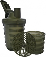 Grenade Šejkr 600 ml s dávkovačem - zelený