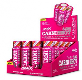Amix Carni Shot 3000mg 60ml - lemon VÝPRODEJ 12.2025