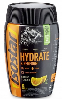 Isostar Hydrate & Perform 400 g - brusinka