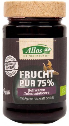 Allos 75% džem 250 g - borůvka
