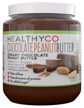 HealthyCo Chocolate Peanut Butter (čokoládovo-arašídové máslo) 320 g PROŠLÉ DMT