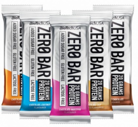 BiotechUSA Zero Bar 50 g - čokoláda/marcipán