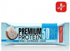 Nutrend Premium Protein Bar 50 g - čokoláda