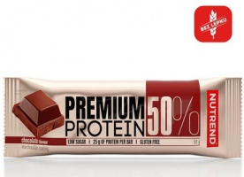 Nutrend Premium Protein Bar 50 g - čokoláda
