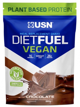 USN Diet Fuel Vegan 880g - čokoláda