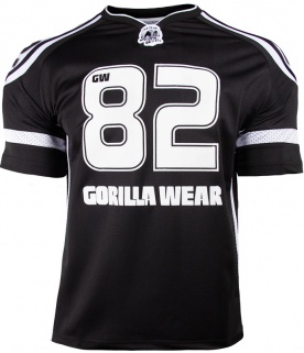 Gorilla Wear Pánské tričko Athlete T-shirt Black/White - XL