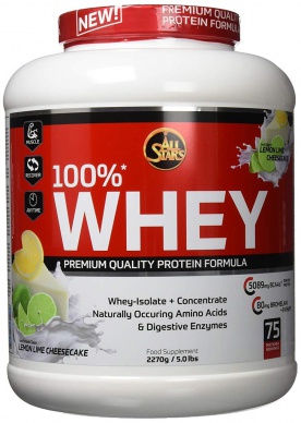 All Stars 100% Whey protein 2270g - jahoda