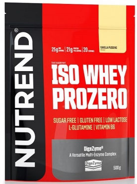 Nutrend Iso Whey Prozero 500g - jahodový cheesecake