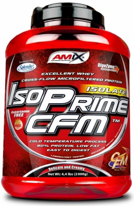 Amix IsoPrime CFM Whey Protein Isolate 2000 g - lesní plody PROŠLÉ DMT 9.2025