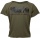 Gorilla Wear Pánské tričko s krátkým rukávem Classic Work Out Top Army Green VÝPRODEJ