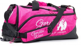 Gorilla Wear Sportovní taška Santa Rosa Gym Bag - růžová/černá