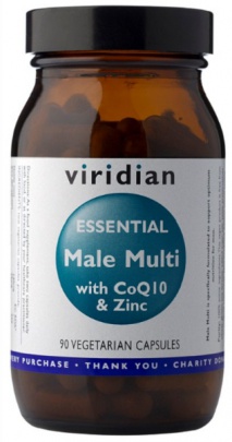 Viridian Essential Male Multi with CoQ10 + Zinc 90 kapslí
