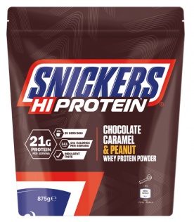 Mars Protein Snickers HiProtein Powder 875g - čokoláda caramel & arašídy VÝPRODEJ (POŠK.OBAL)