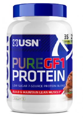 USN Pure Protein GF-1 1000g - čokoláda