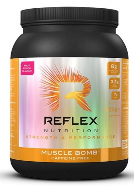 Reflex Muscle Bomb Caffeine Free 600 g - fruit punch