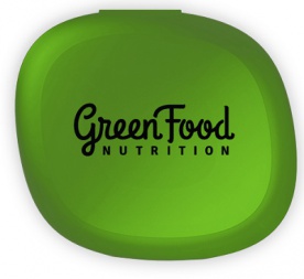 GreenFood Pillbox (zásobník na tablety) - černá