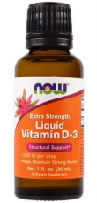 Now Foods Tekutý Vitamín D3 Extra Strength 30 ml