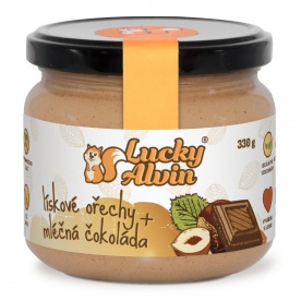 Lucky Alvin Lískové ořechy + mléčná čokoláda 330g VÝPRODEJ