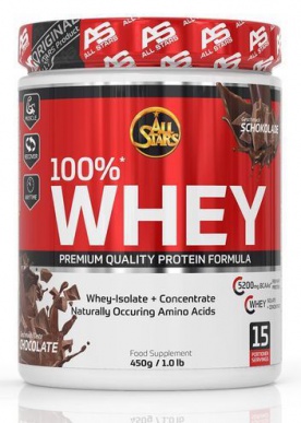All Stars 100% Whey protein 450 g - čokoláda
